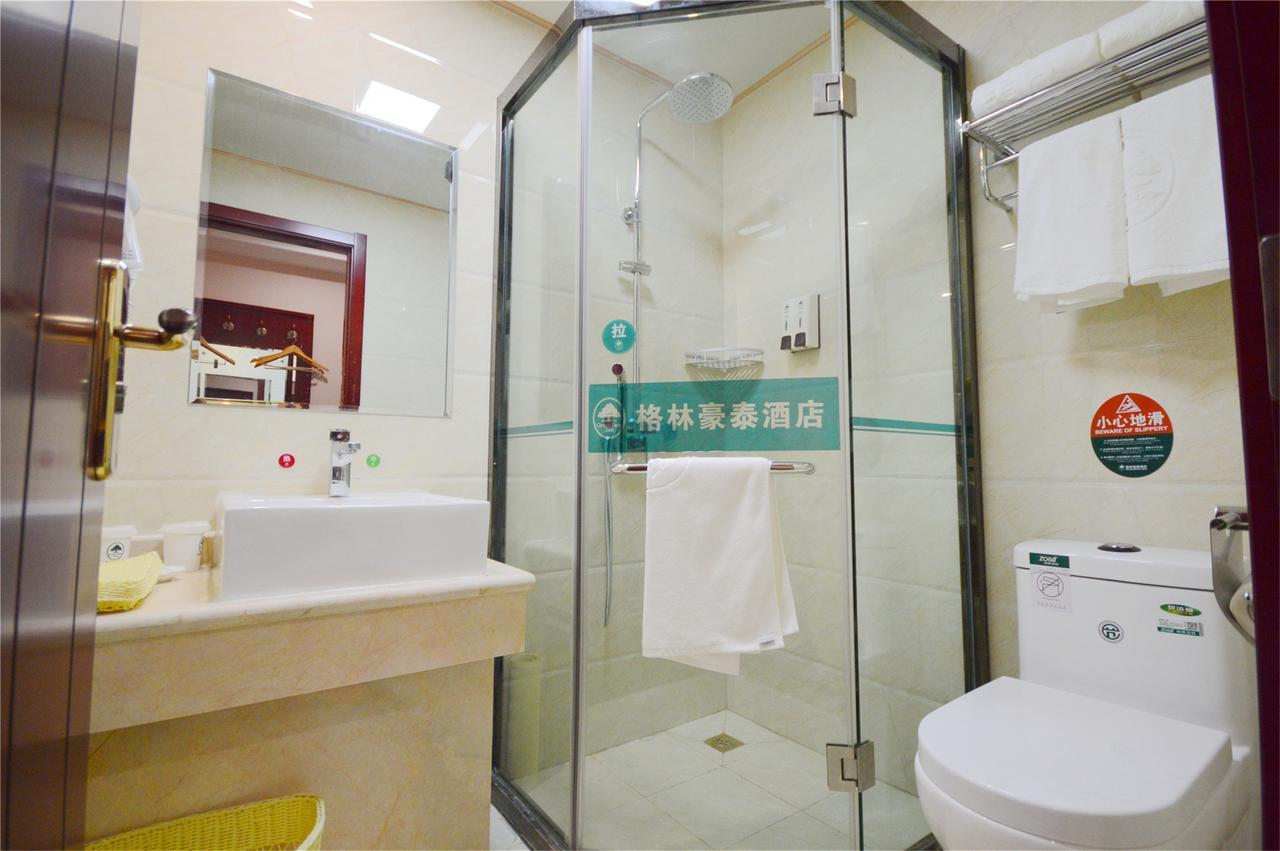Greentree Inn Shanghai Songjiang District Yanshou Road Li Ta Express Hotel Csucsing Kültér fotó
