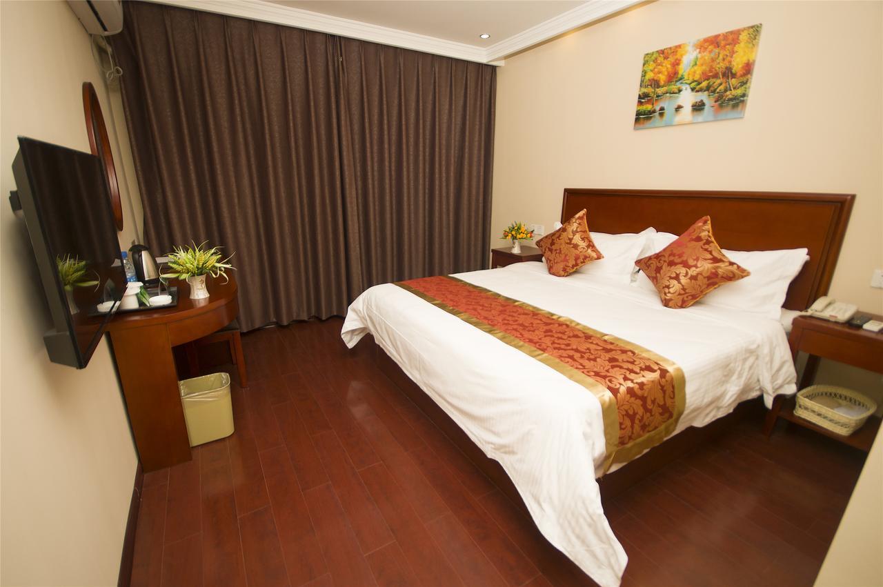 Greentree Inn Shanghai Songjiang District Yanshou Road Li Ta Express Hotel Csucsing Kültér fotó